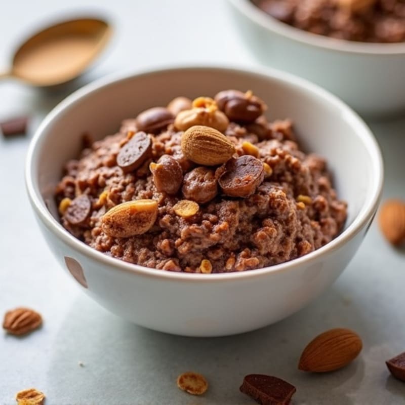 Creamy Chocolate Protein Oatmeal