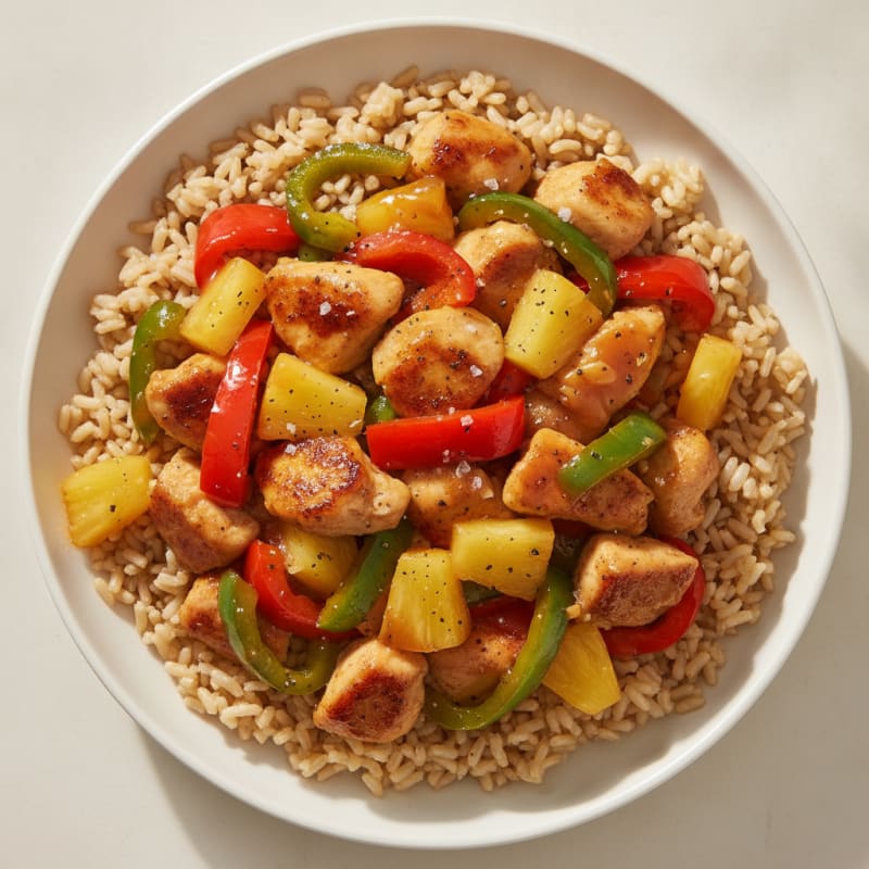 Sweet and Sour Chicken Stir-Fry