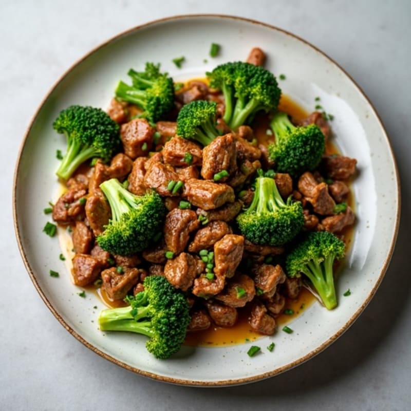 Ginger-Garlic Beef and Broccoli Stir-Fry
