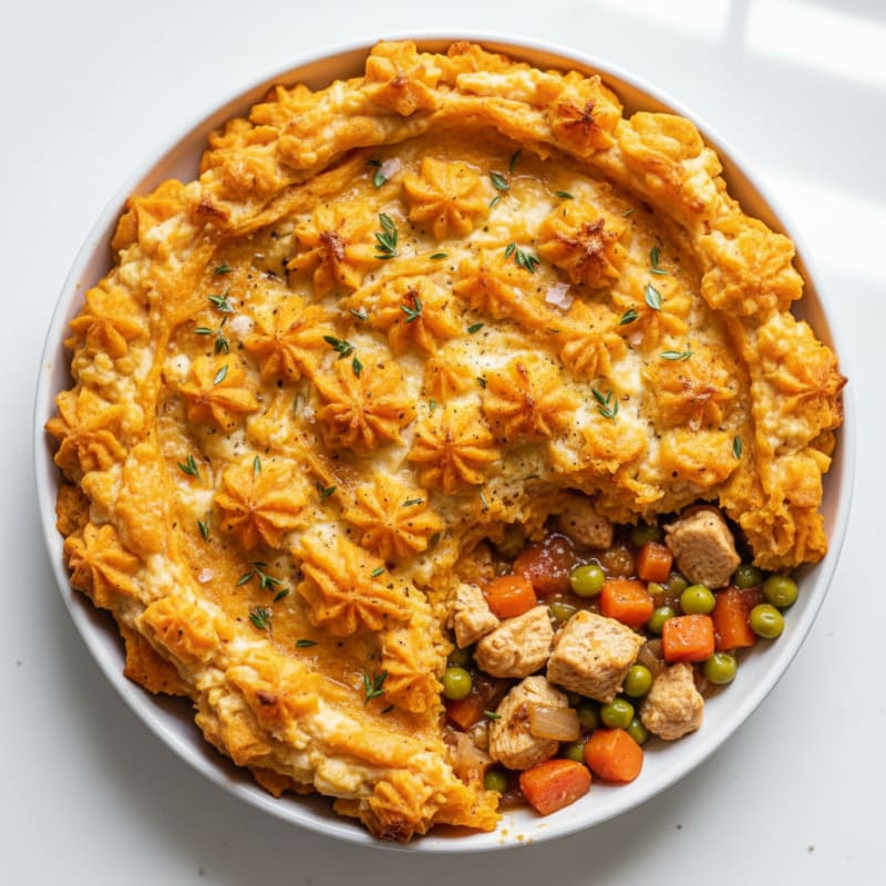 Chicken and Sweet Potato Cottage Pie