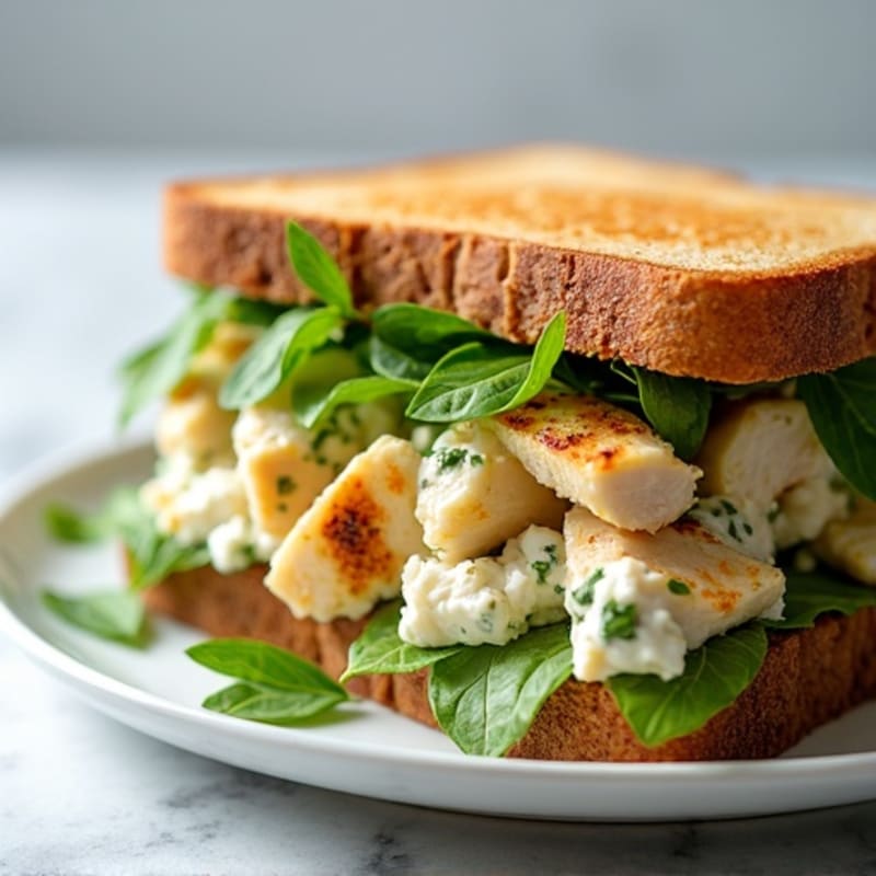 Fresh Herb Chicken Salad Sandwich