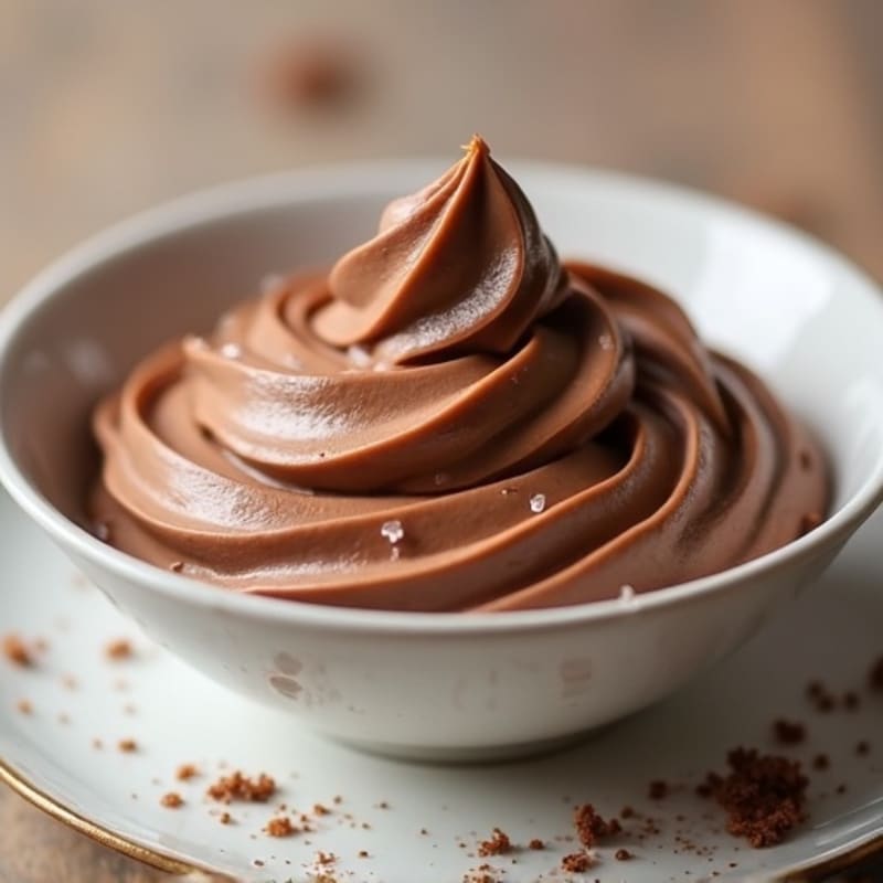 Silky Chocolate Protein Pudding with Almond Butter Swirl