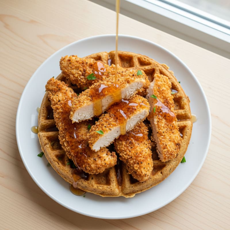 Golden Chicken & Waffles