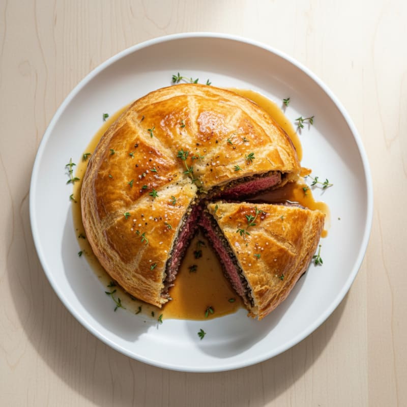 Classic Beef Wellington with Mushroom Duxelles