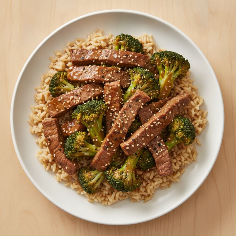 Sesame Beef & Broccoli Stir-Fry