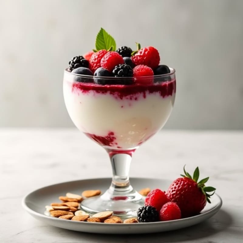 Creamy Greek Yogurt Protein Parfait with Mixed Berries