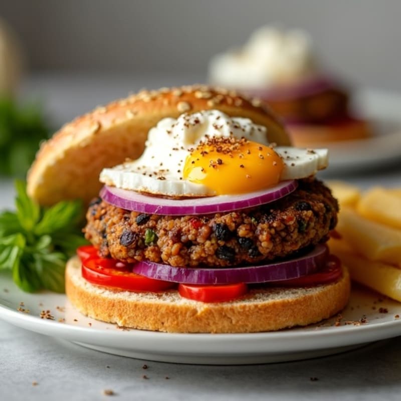 Smoky Southwest Black Bean Quinoa Burgers