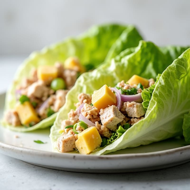 Tuna Salad Lettuce Wraps