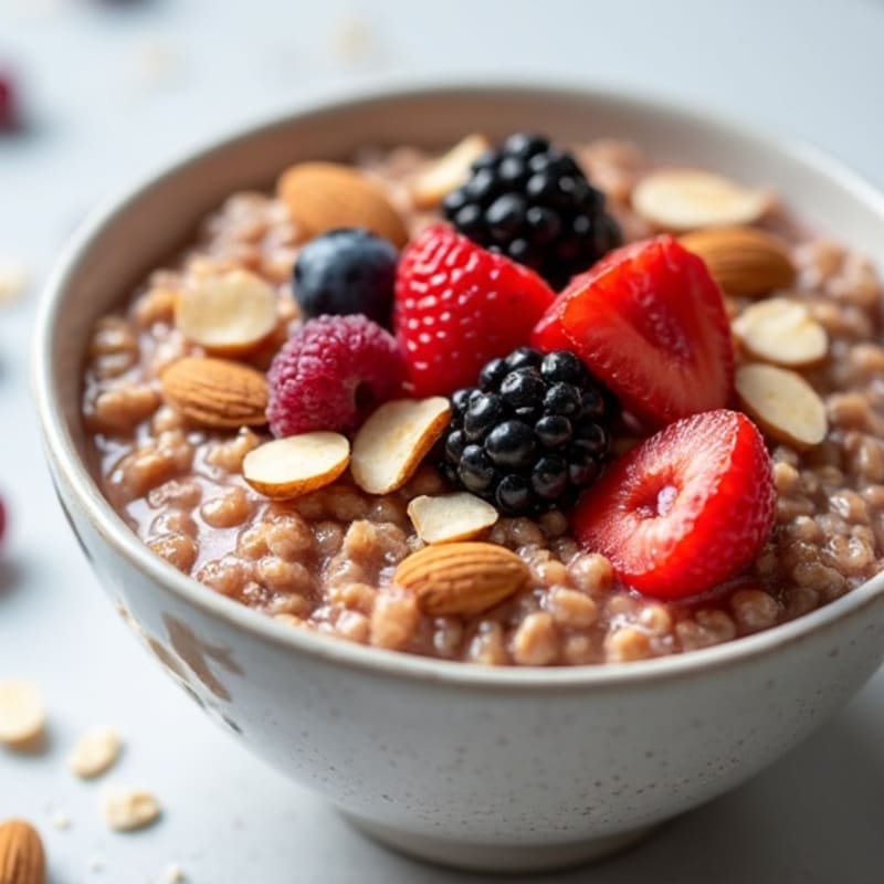 Hearty Berry Nut Oatmeal