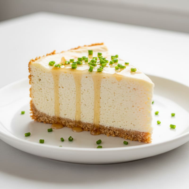 Silky Vanilla Protein Cheesecake with Cottage Cheese
