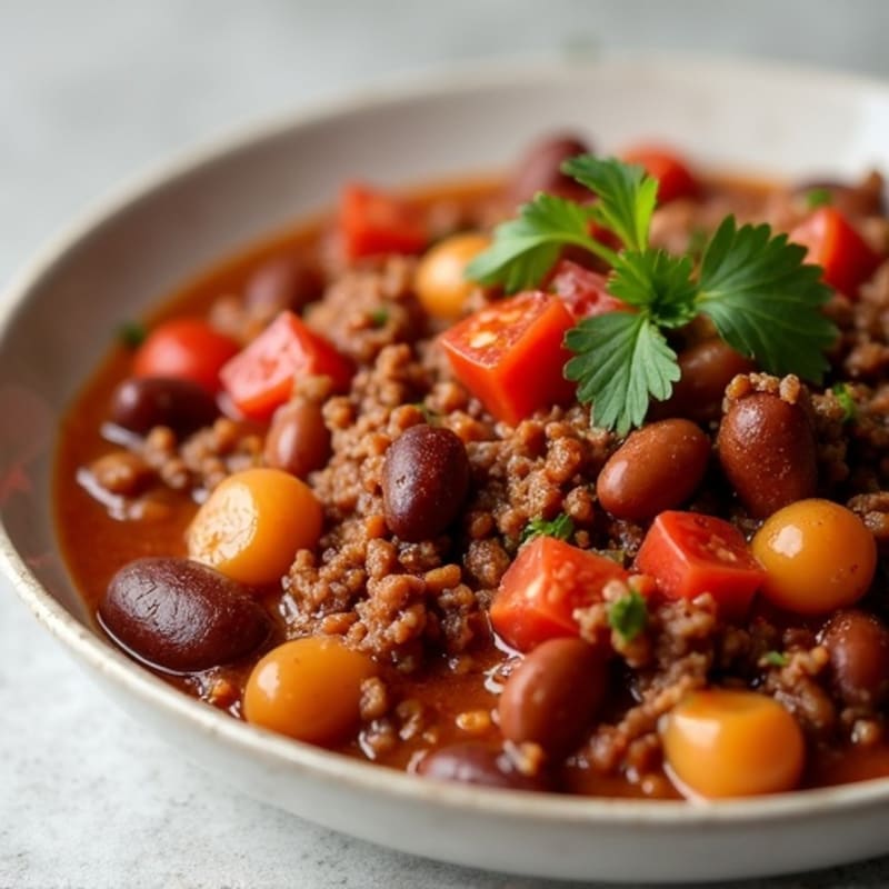 Hearty Slow Cooker Beef Chili