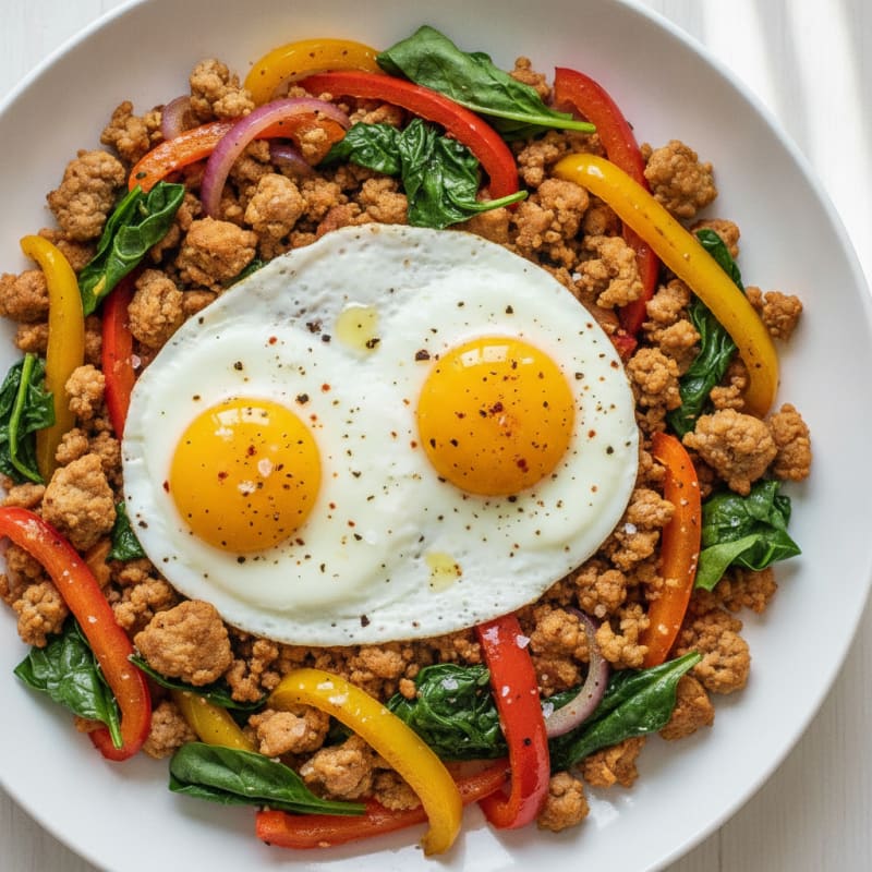 Hearty Grand Slam Breakfast Skillet