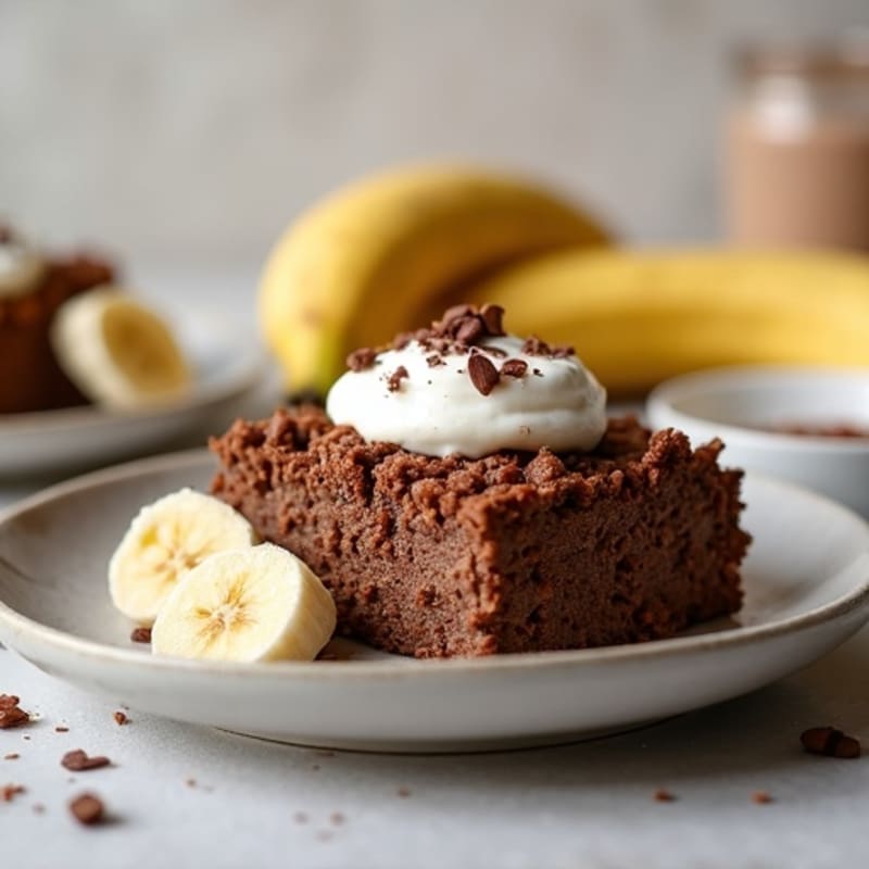 Fudgy Chocolate Protein Baked Oats