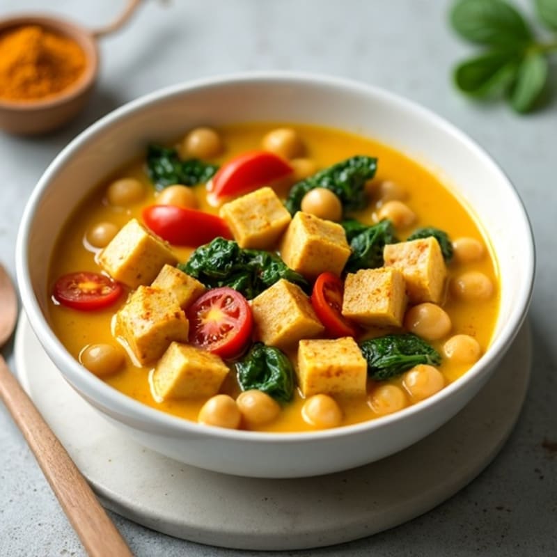 Chickpea Creamy Coconut Curry Stew