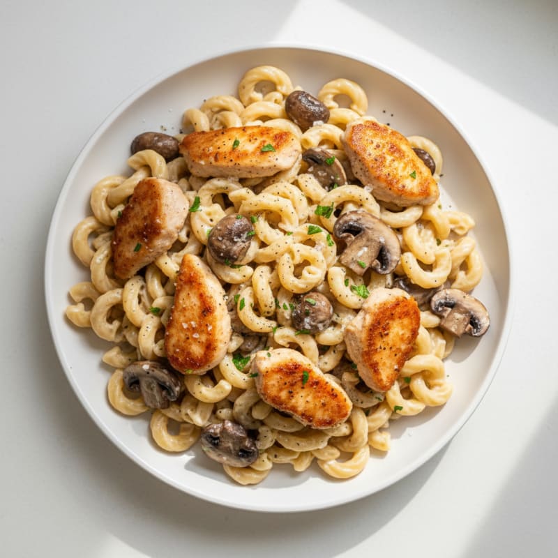 Creamy Truffle Mushroom Pasta