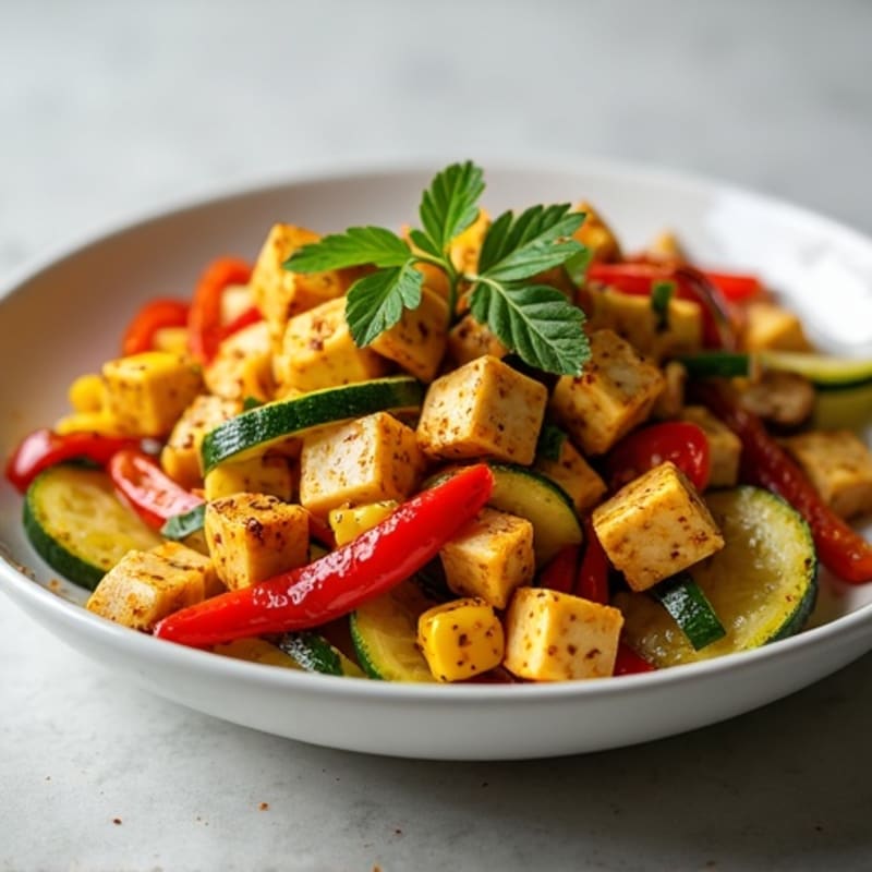 Spiced Paneer Stir-Fry with Mixed Vegetables