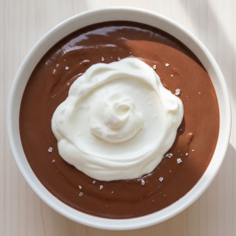 Silky Chocolate Protein Pudding with Greek Yogurt