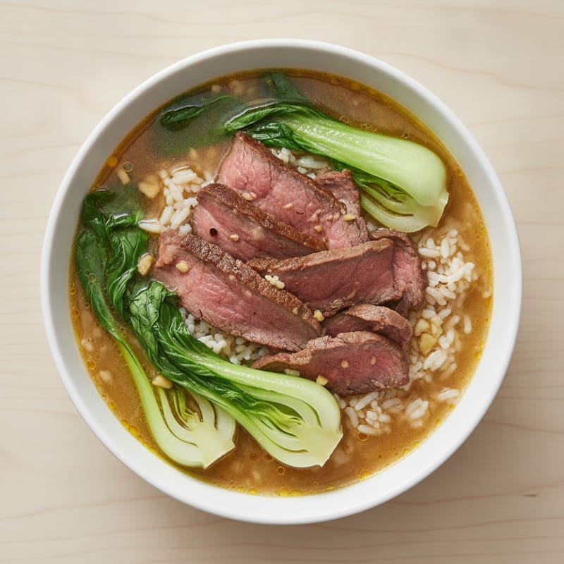 Angus Beef Hot Pot with Bok Choy