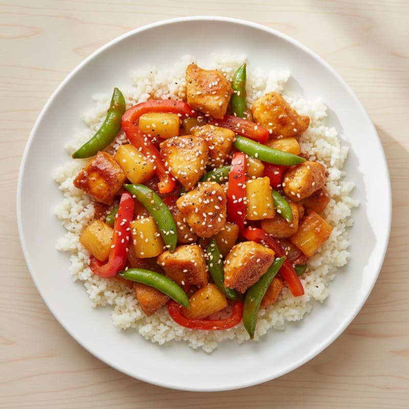 Sweet and Sour Chicken Stir-Fry