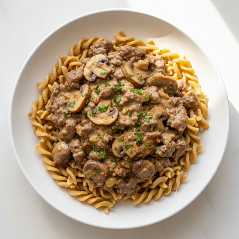Savory Beef Stroganoff with Mushrooms