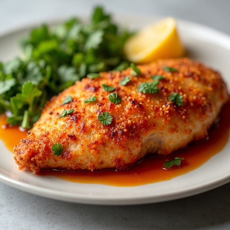 Crispy Baked Chicken with Sweet and Spicy Glaze