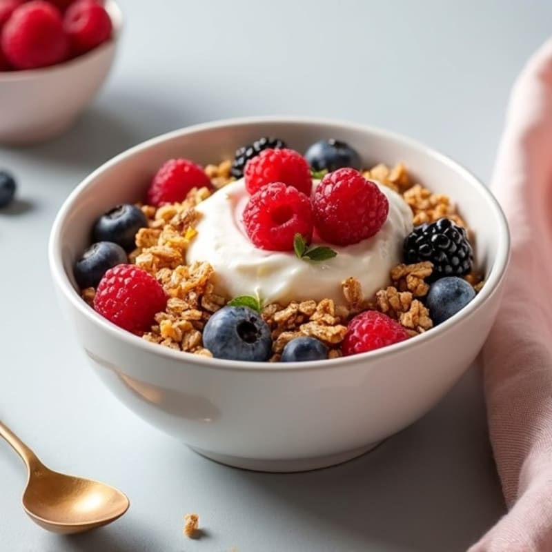 Cottage Cheese and Berry Protein Parfait