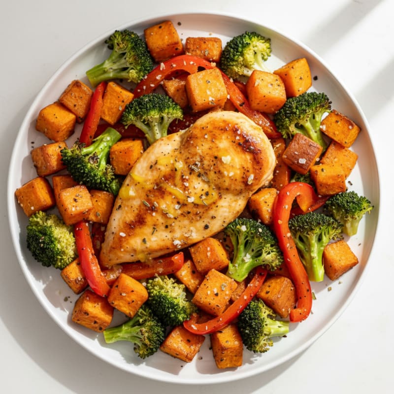 Sheet Pan Lemon Herb Chicken and Veggies