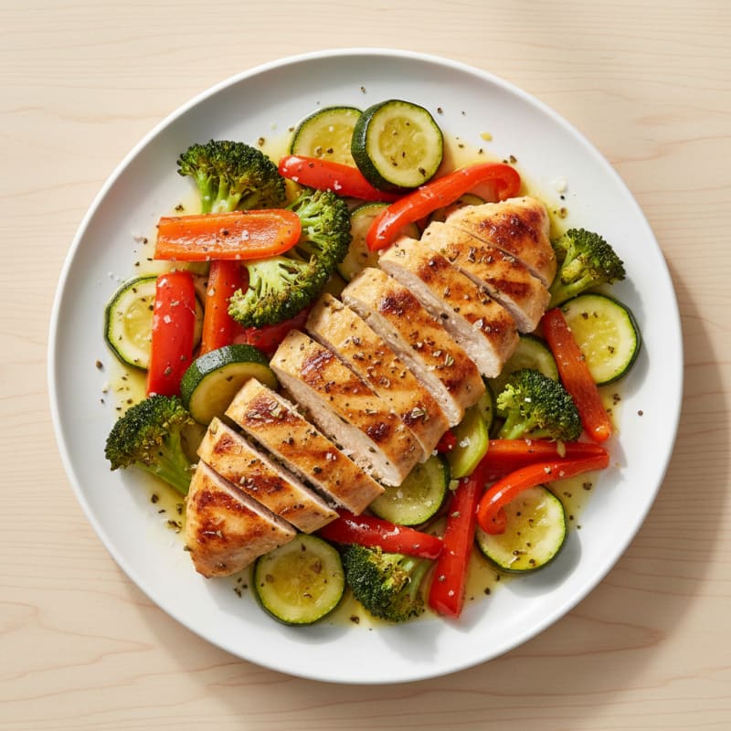 Sheet Pan Lemon Herb Chicken and Veggies