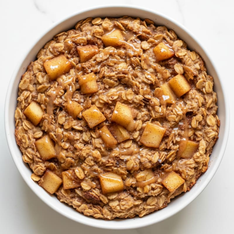Baked Apple Cinnamon Oatmeal