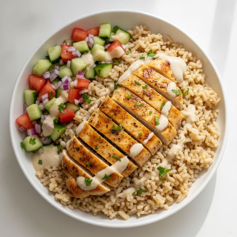 Chicken Shawarma Rice Bowl