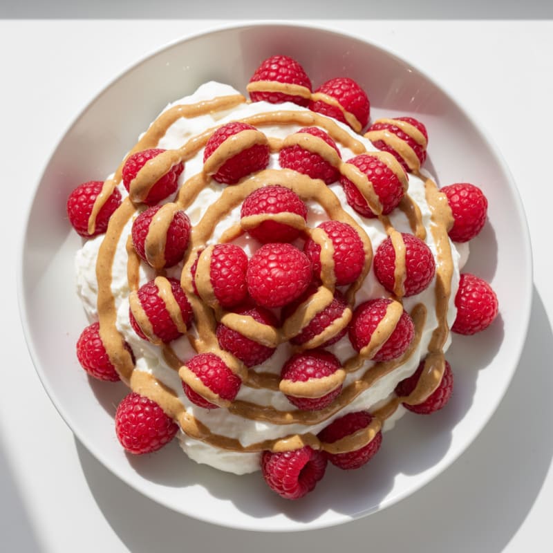 Silky Greek Yogurt Protein Mousse with Fresh Berries