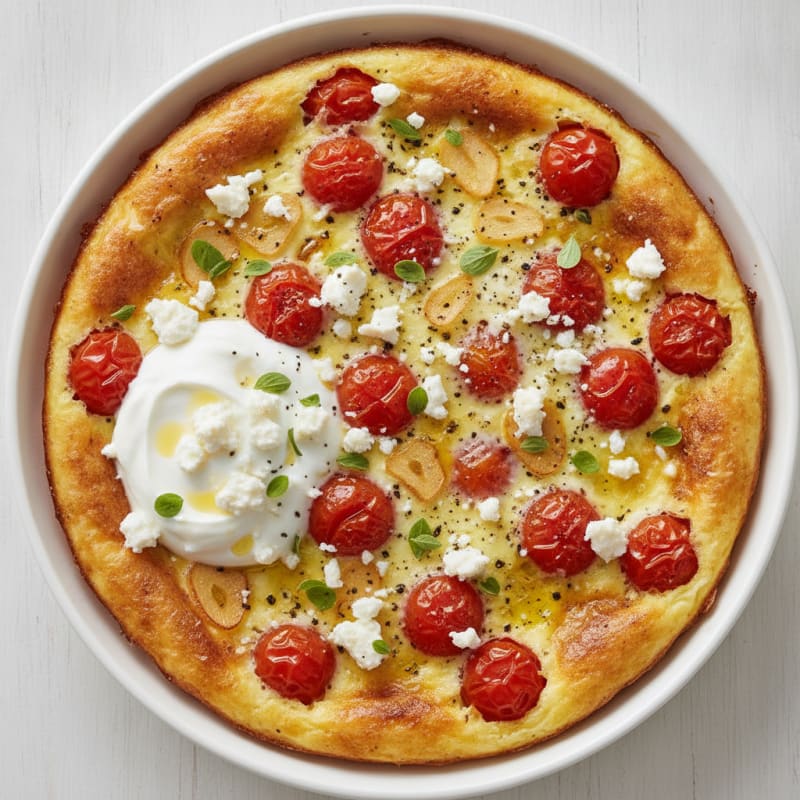 Baked Eggs with Roasted Tomatoes
