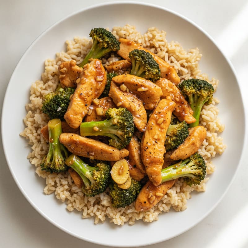 Teriyaki Chicken and Broccoli Stir-Fry