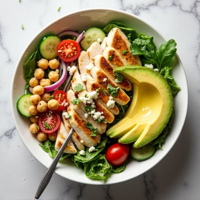Crisp Avocado Salad Bowl