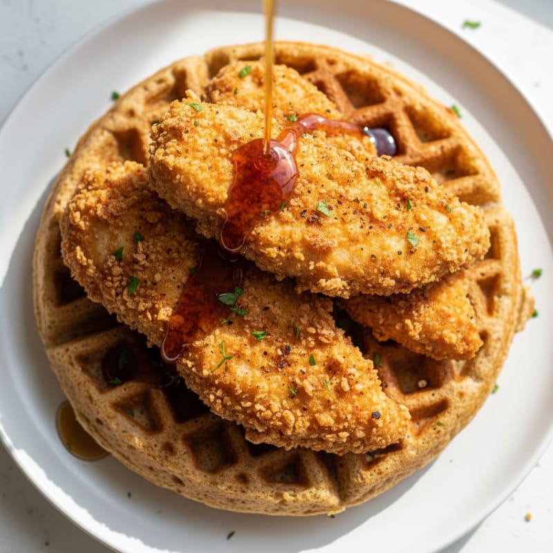 Golden Chicken & Waffles
