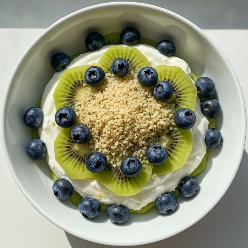 Berry Kiwi Protein Yogurt Parfait