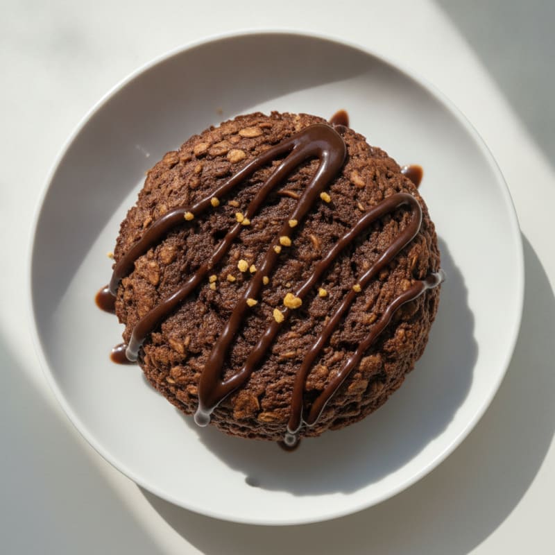 Chocolate Protein Oat Mug Cake