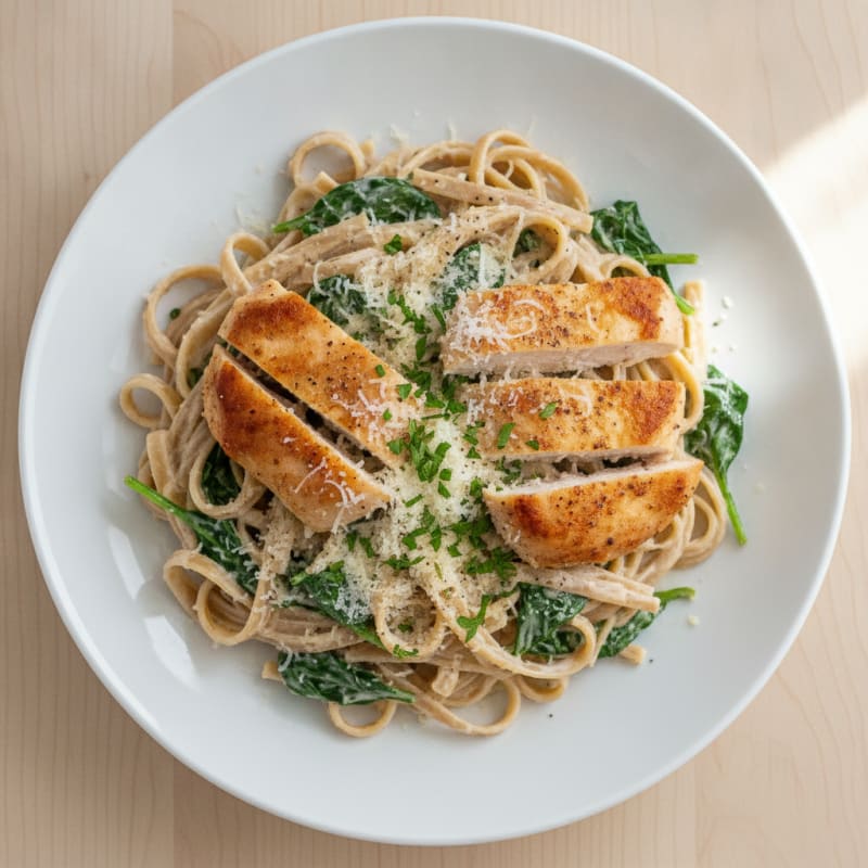 Chicken Alfredo Fettuccine Pasta