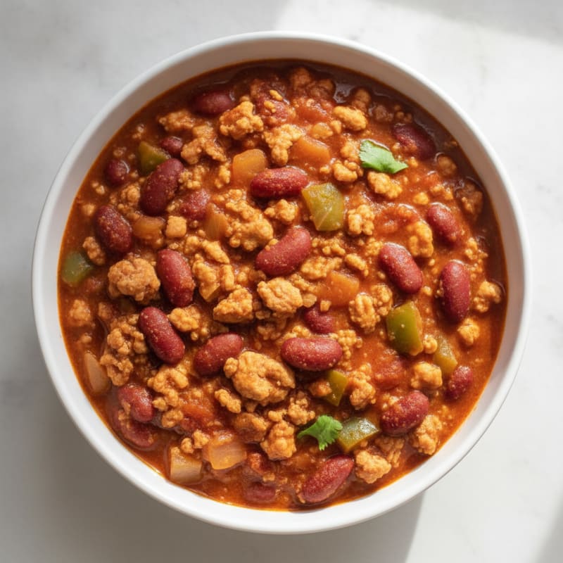 Hearty Turkey and Bean Chili