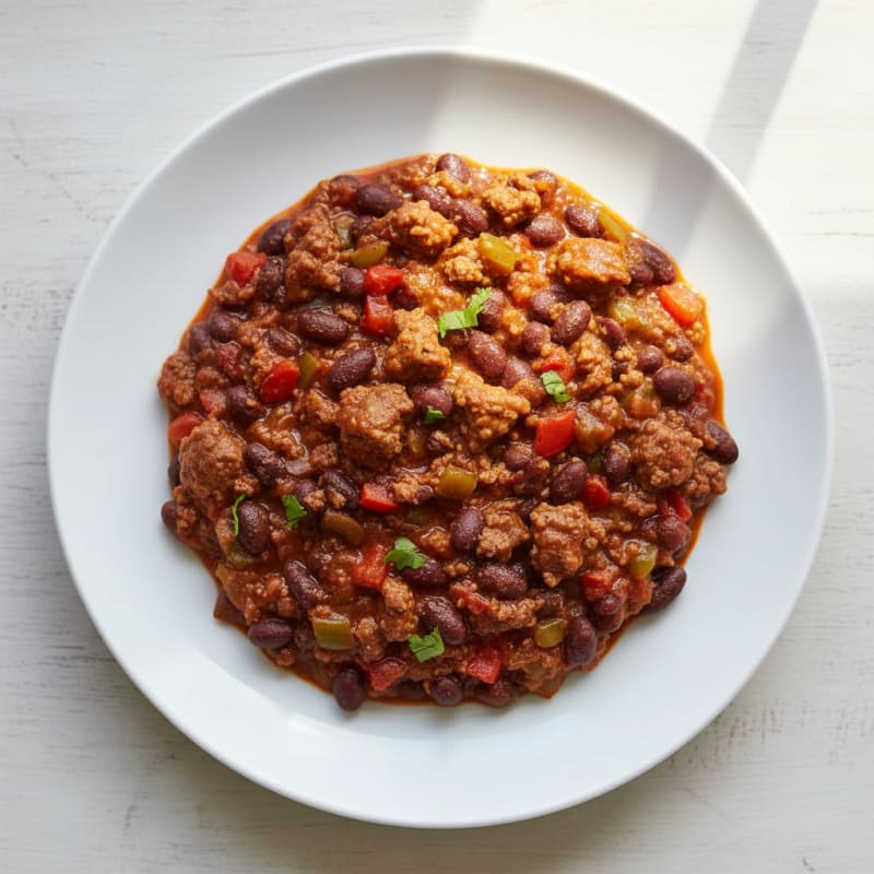 Smoky Ground Beef and Bean Chili
