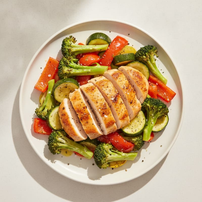 Lemon-Herb Roasted Chicken and Veggies