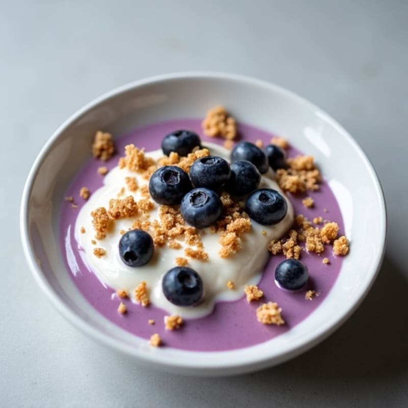 Creamy Blueberry Cheesecake Protein Bowl