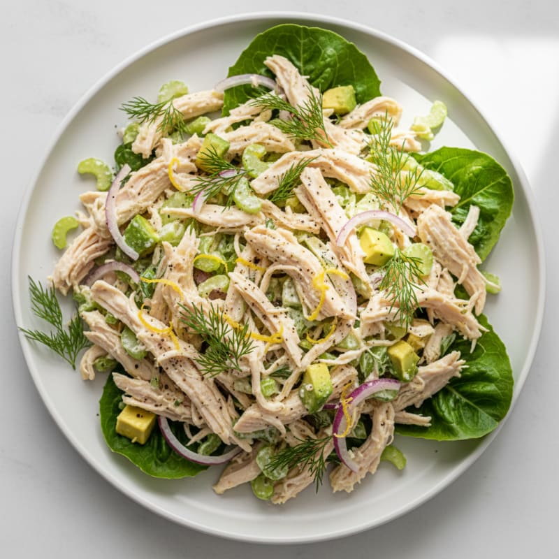 Lemon-Herb Chicken Salad with Greek Yogurt