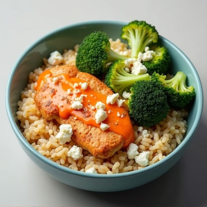 Creamy Buffalo Chicken Loaded Bowl