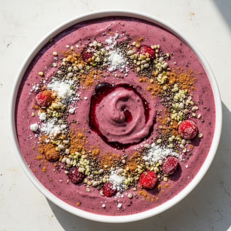 High-Protein Mixed Berry Bliss Smoothie