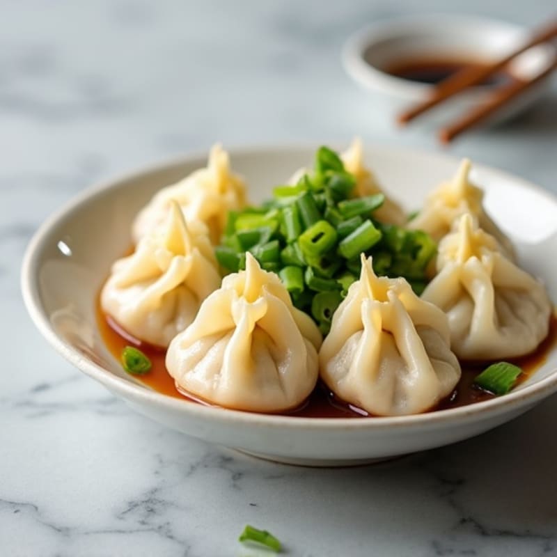 Lightened-Up Chicken and Cauliflower Dumplings