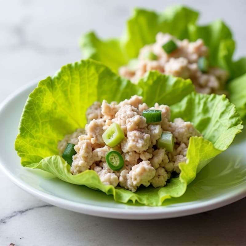 Tuna Salad Lettuce Cups