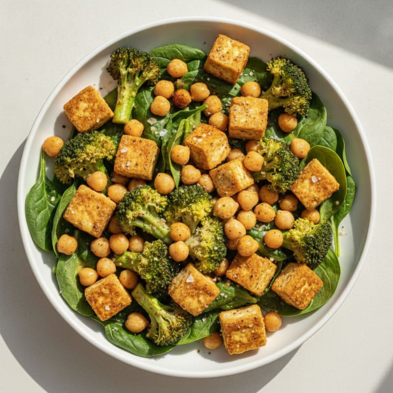 Roasted Vegetable and Chickpea Power Bowl