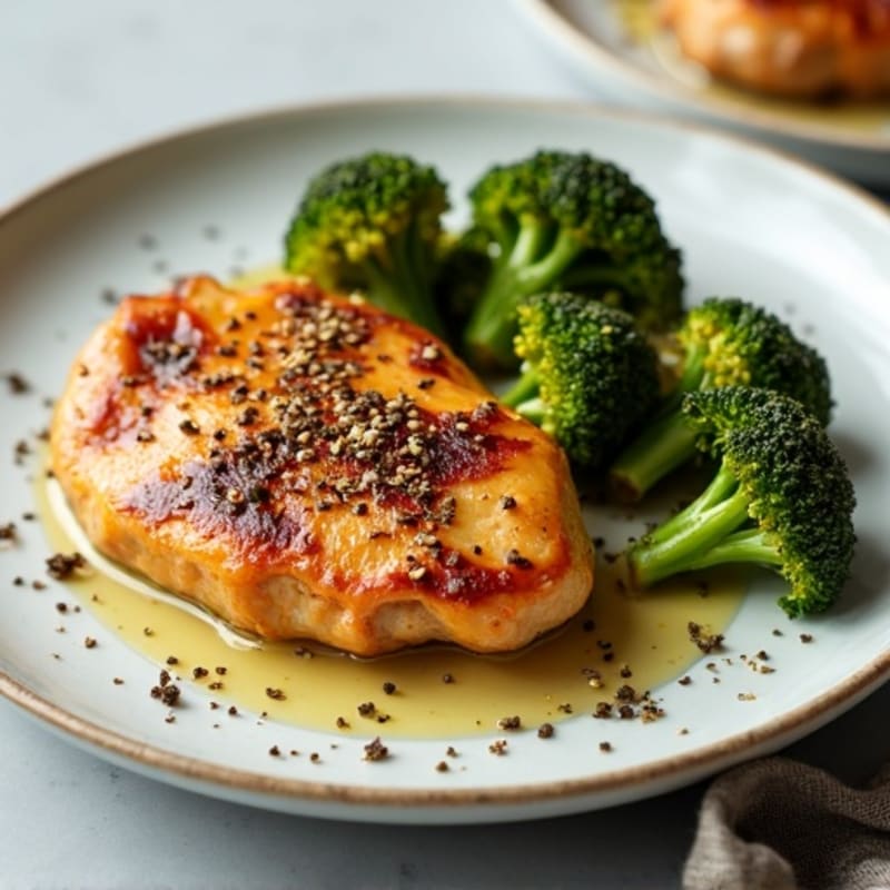 Sheet Pan Chicken with Roasted Sweet Potato and Broccoli