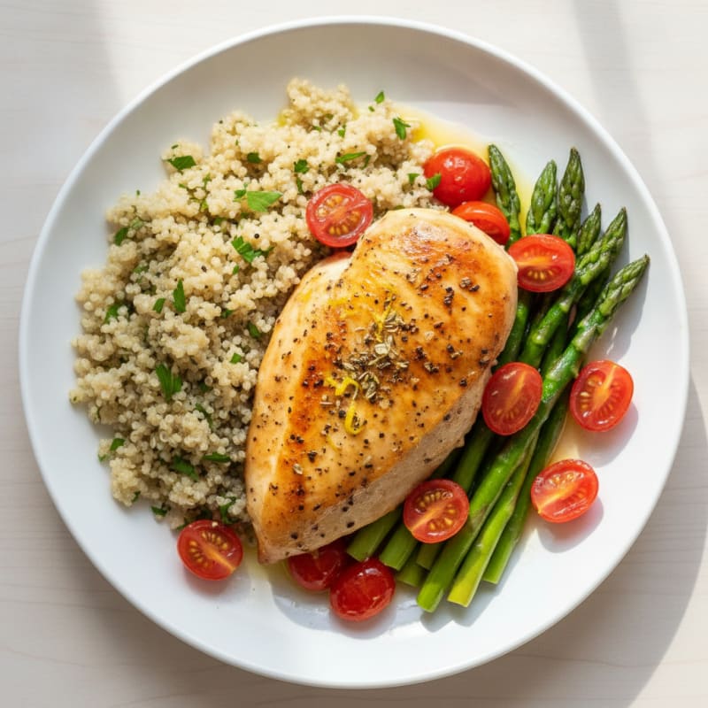 Lemon Herb Roasted Chicken Breast